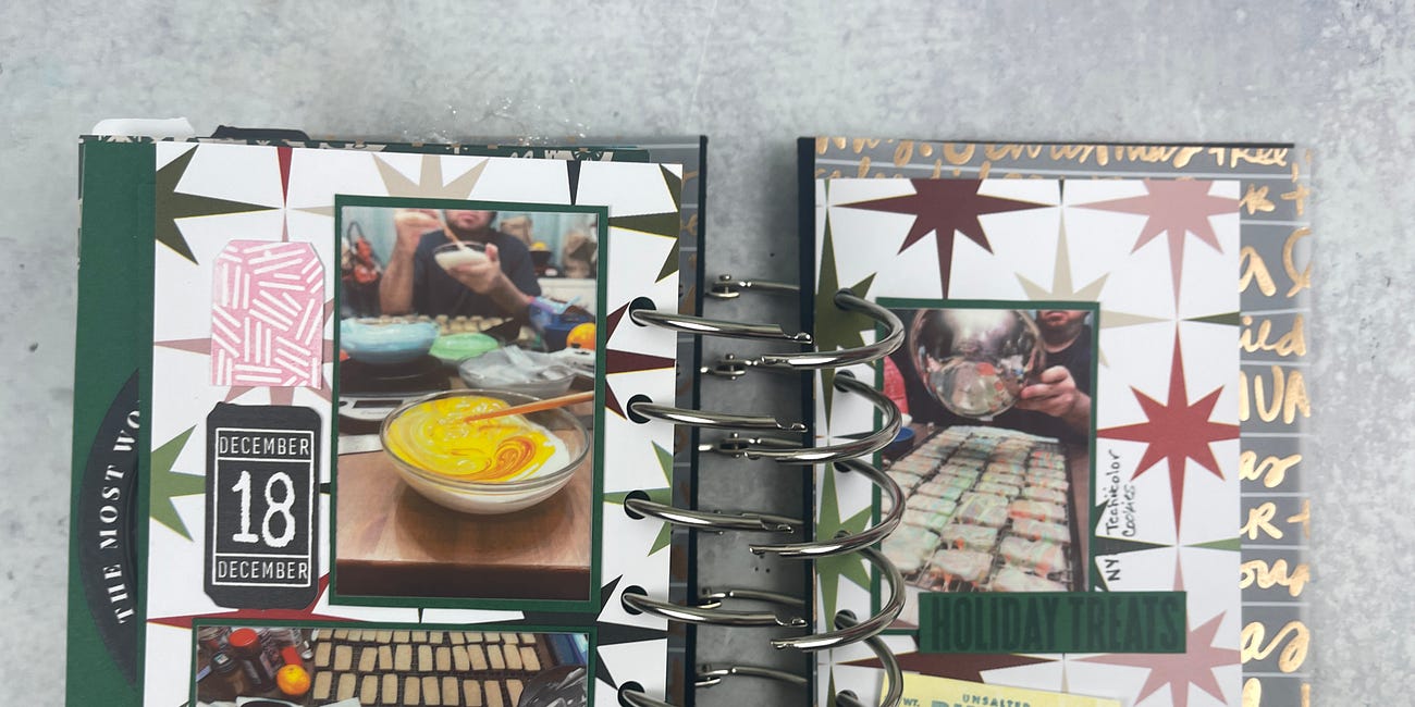 December Daily Pages 12/18/23: Holiday Treats
