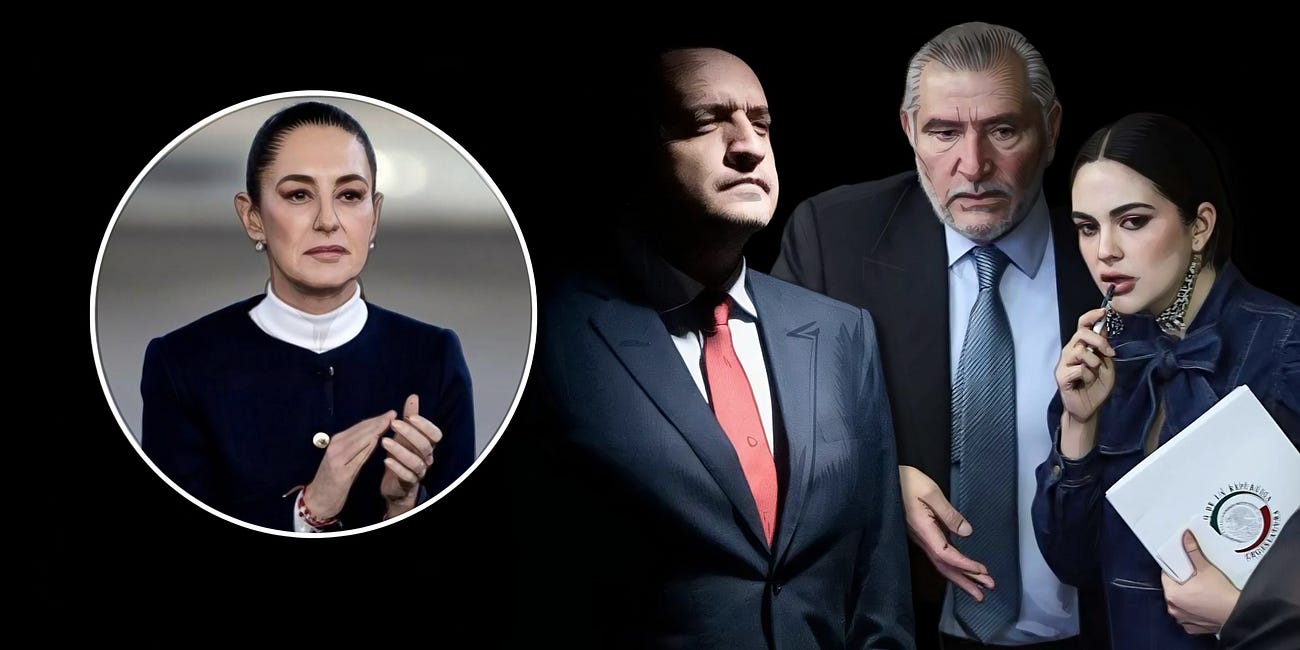 La "Triple A" (Andy, Adán y Andrea) desafían a Sheinbaum; la presidenta revelará en 72 hrs la carta morenista para poner freno a los anticipados
