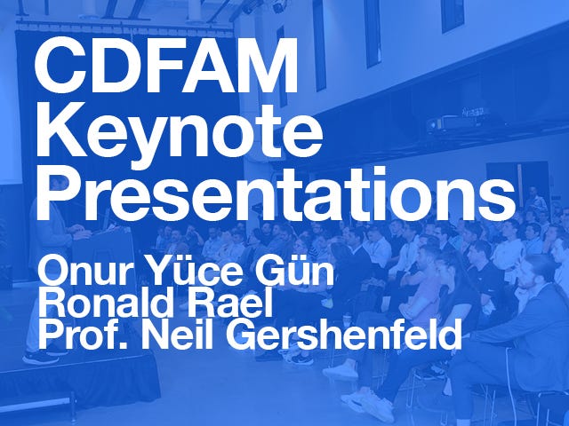 CDFAM Keynote + Presentation Recordings 