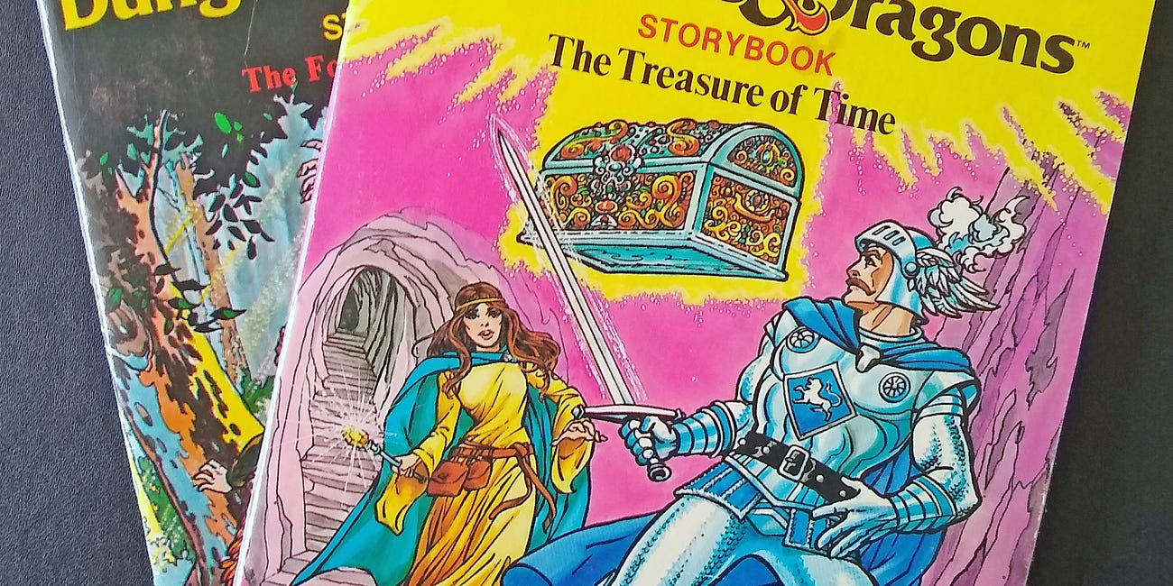 Unlocking The Treasure of Time AD&D Storybook