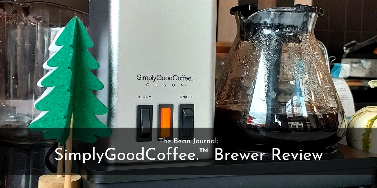 Simply Good Coffee Brewer (Review)