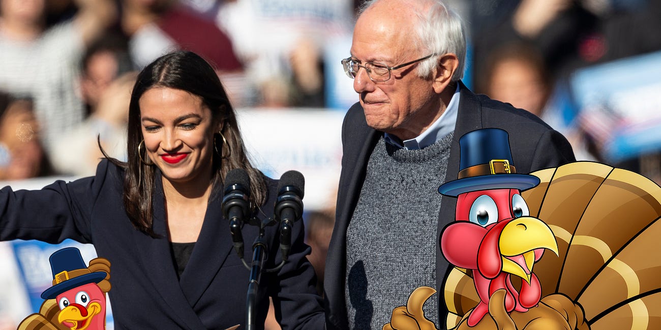 Bernie Sanders and AOC Release Plan to End Thanksgiving