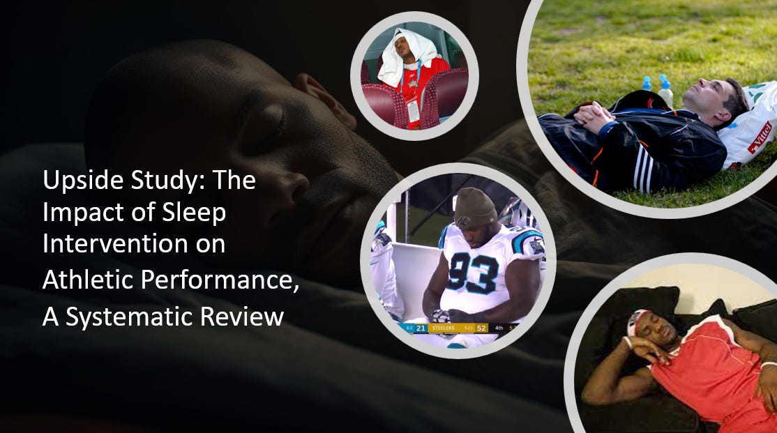 🔎📈 Upside Study: The Impact of Sleep Interventions on Athletic Performance: A Systematic Review