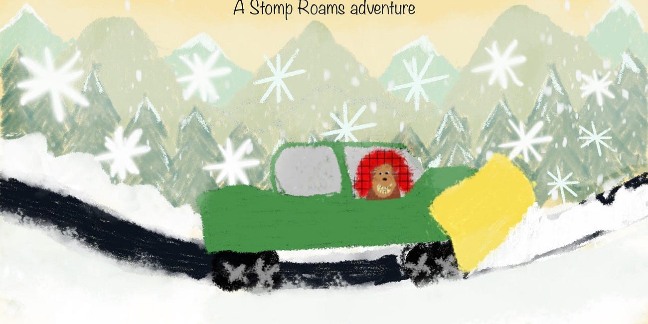 Stomp Bigfoot Drives Plow and Solves Murder in a February Nor'easter