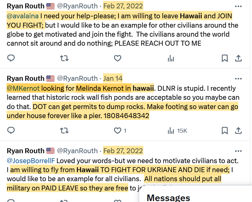 Ryan Wesley Routh: A Profile of a Political Patsy Programmed up by CIA Propaganda