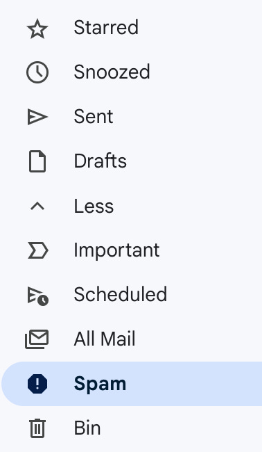 Please, check your spam folder...