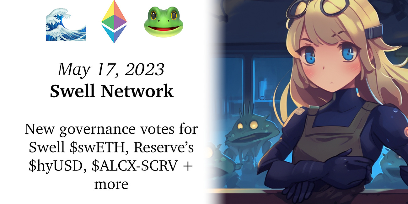 May 17, 2023: Swell Network 🌊🐸
