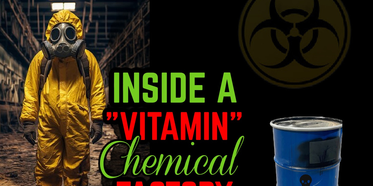 BUSTED! Videos INSIDE Vitamin Manufacturing Operations. THIS IS WHAT WE ARE EATING FOR OUR "HEALTH"!