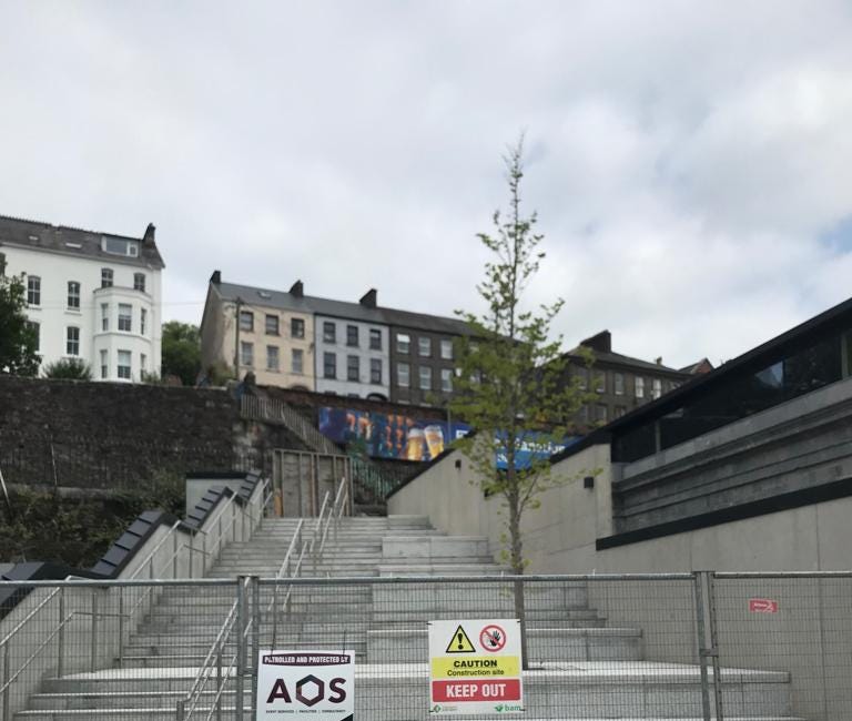 Cork’s ‘mystery’ steps on Horgan’s Quay have been closed for more than a year. Why? 