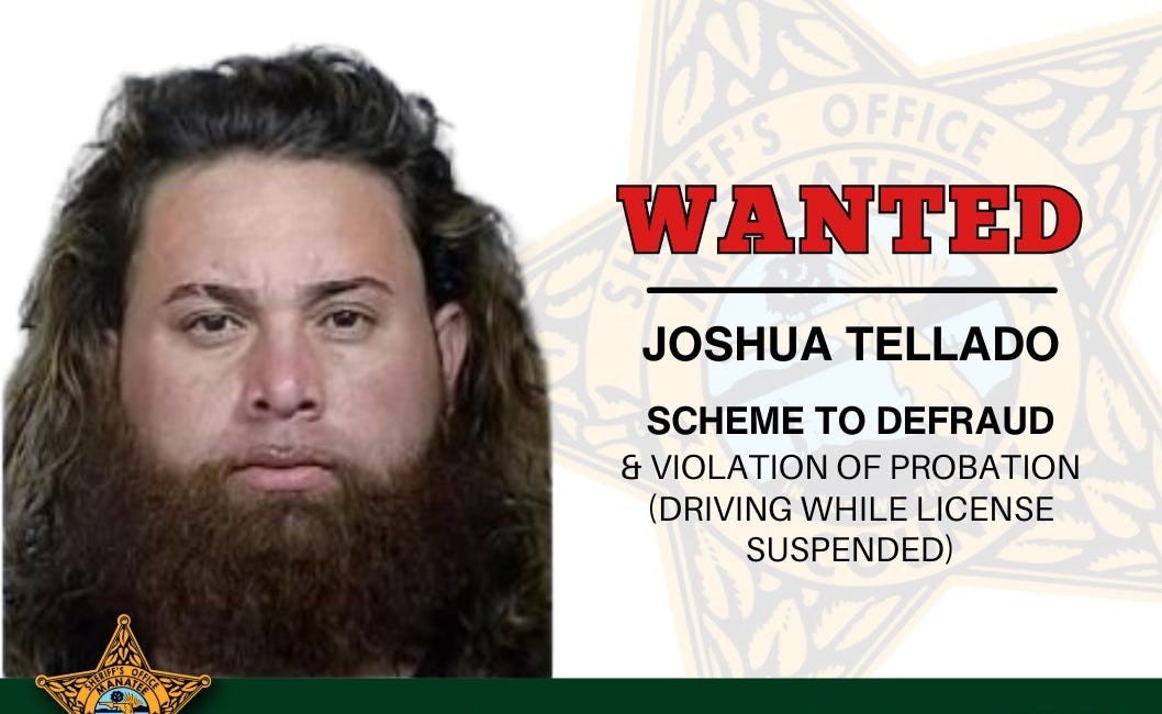 Bradenton Man Wanted for Fraud and Probation Violation