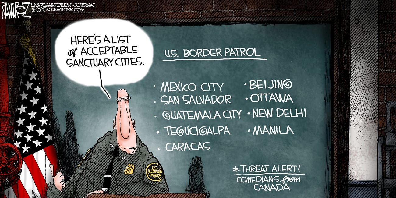Michael Ramirez: Sanctuary 2-27-25