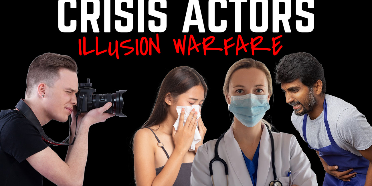 Meet the Covid CRISIS ACTORS: NOT Conspiracy Theory. LITERAL ACTORS. 