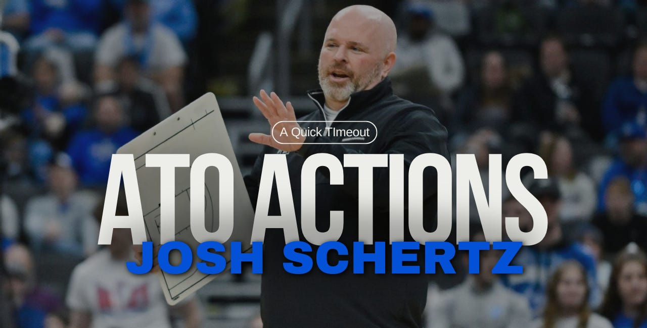 Josh Schertz Basketball ATO Actions