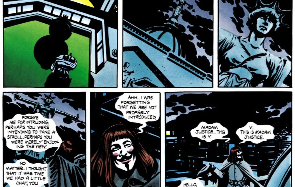 V Speaks To Madam Justice On Anarchy