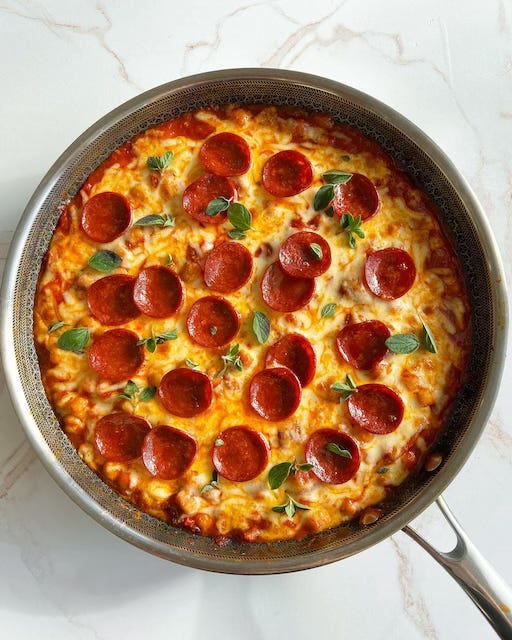 Chickpea Pizza Skillet