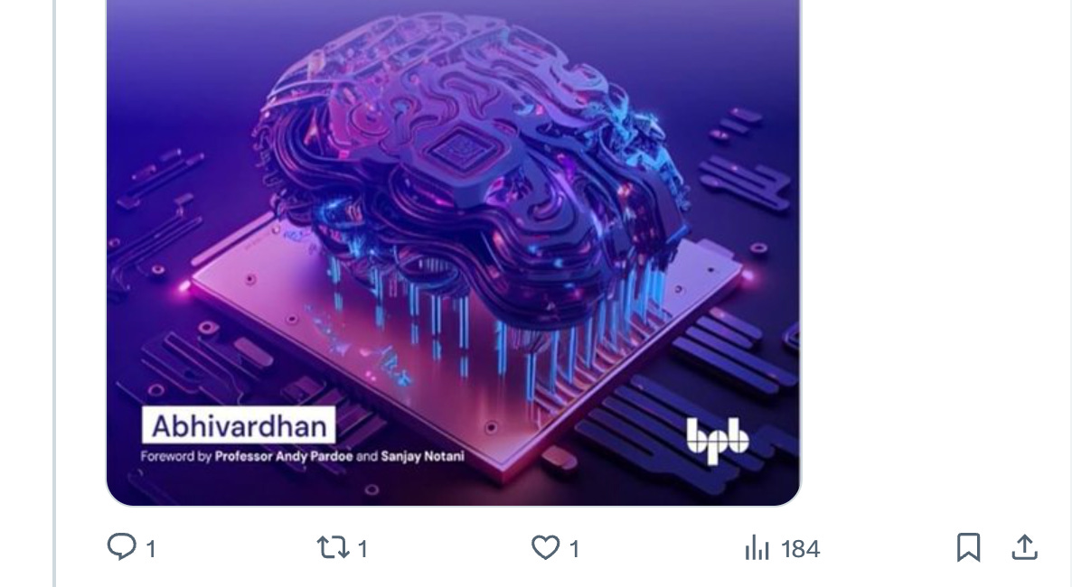 Someone made my AI book as their college's text book, and I don't even know 🤣