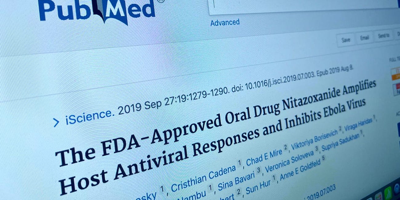FDA-Approved Drugs Nitazoxanide (NTZ) and Monoclonal Antibodies 'Inhibit' Ebola