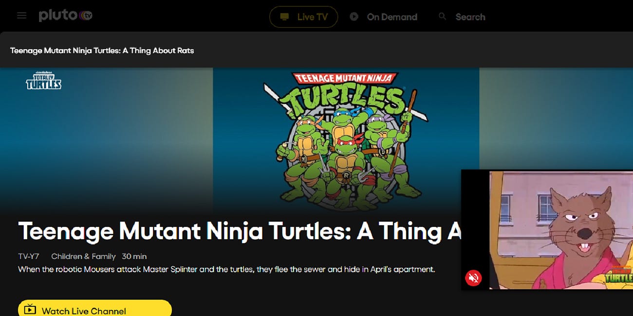 The Original 'Teenage Mutant Ninja Turtles' Is Officially On Pluto TV's Totally Turtles Channel