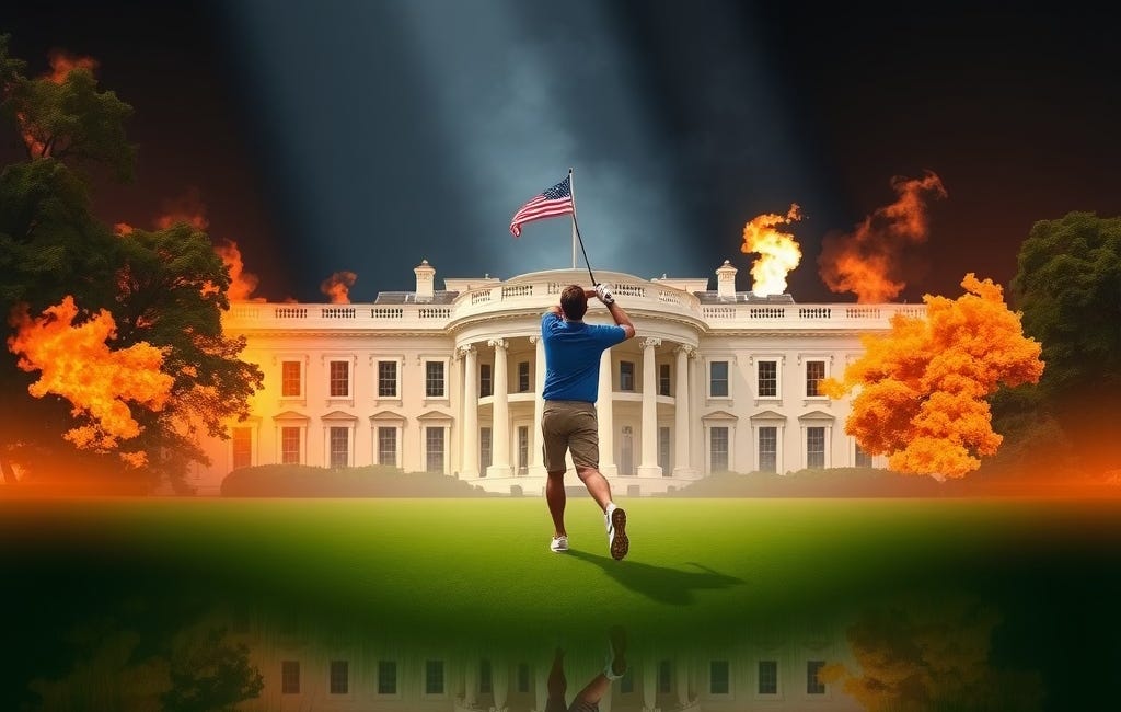 Saturday Report 4/5/25 - Gilded Age Alert! Trump Wrecked the Economy with His Trade Wars — Then Went Golfing While America Burned!