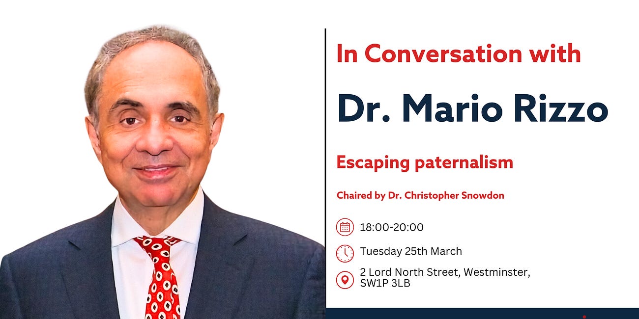 [INVITATION] IEA In Conversation with Mario Rizzo