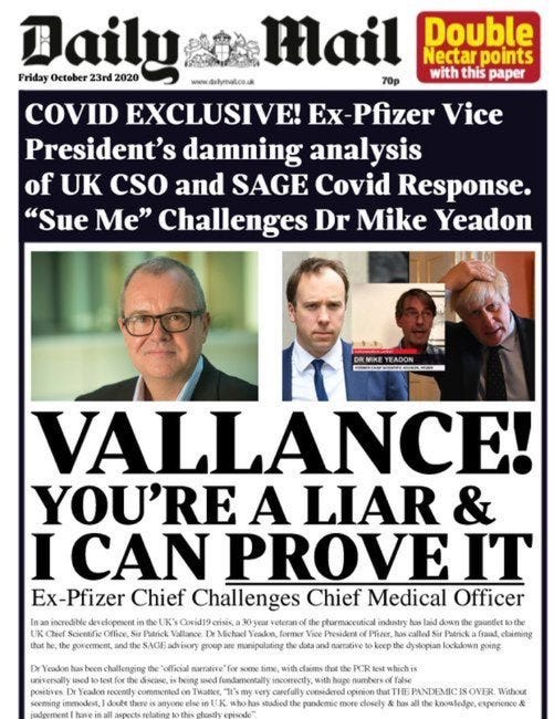 Endotoxin Expert Patrick Vallance and Pfizer's Mike Yeadon - When did they work together?