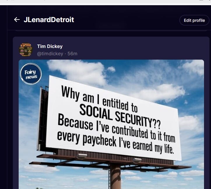 Examining the Social-Security ENTITLEMENT System (and Fraud there-in, DOGE wants address)...