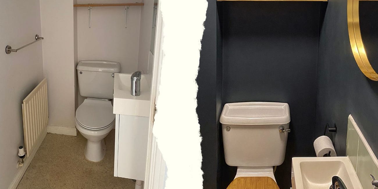 How I transformed the downstairs loo for under £250