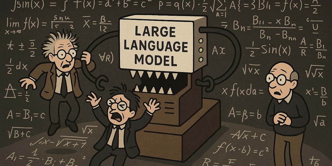 Can Large Language Models replace mathematicians?