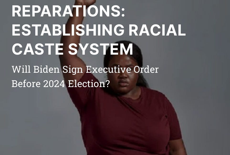 REPARATIONS: ESTABLISHING RACIAL CASTE SYSTEM
