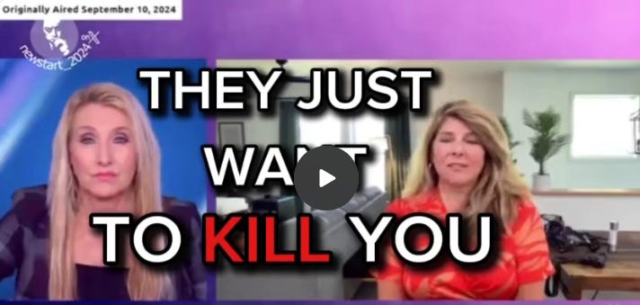 Dr. Naomi Wolf: "THEY JUST WANT TO KILL YOU"