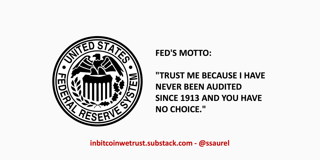 The Simple Reason Why Bitcoin Will Always Be a More Trusted System Than the Current Monetary and Financial System.