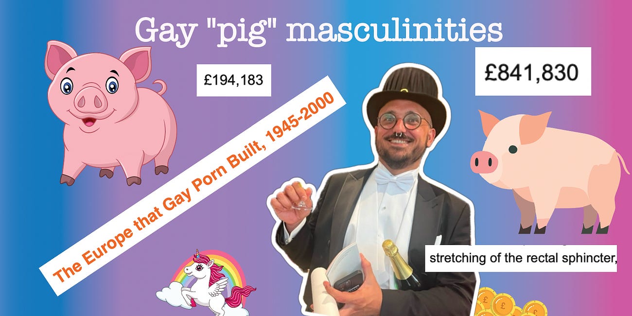 Over £1m taxpayer-funding - to the professor specialising in gay "pig" masculinities