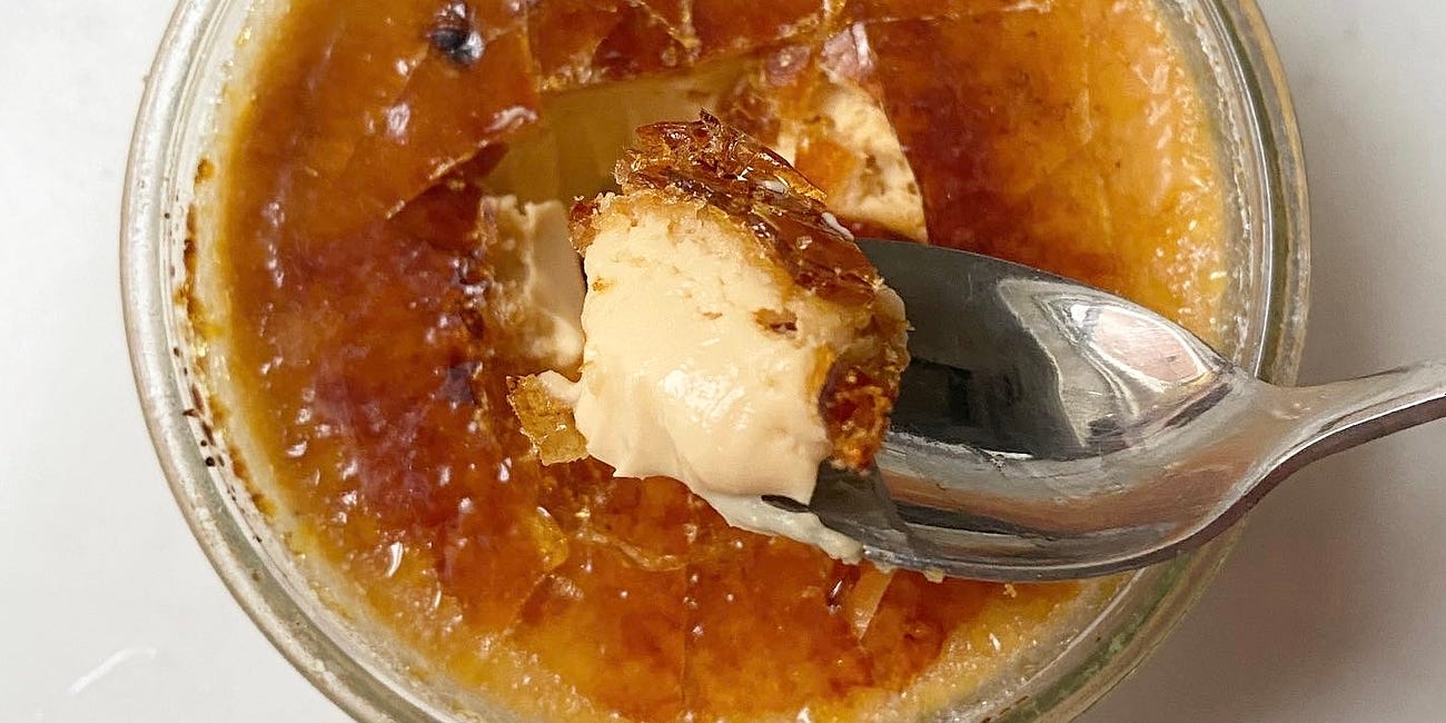 Honey Lemon Crème Brûlée