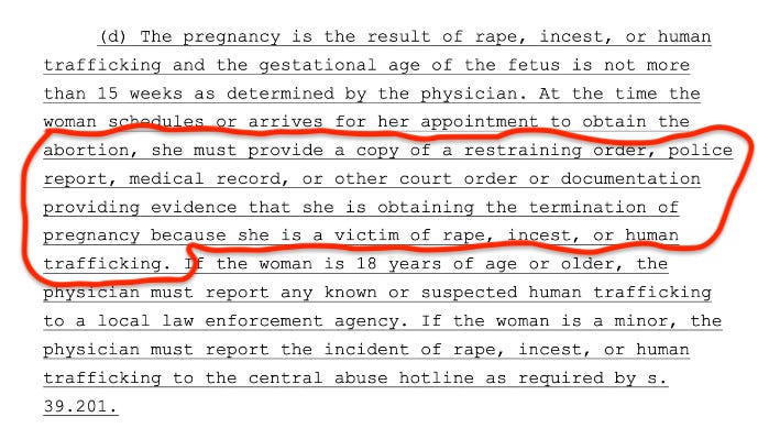 Forced birth is local, pt. 1: what is the rape exception protocol, Sheriff Judd? 