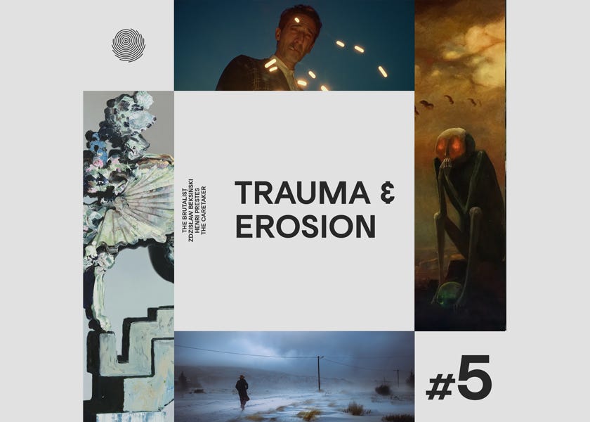 | #5 | The Brutalist & Zdzisław Beksiński’s paintings