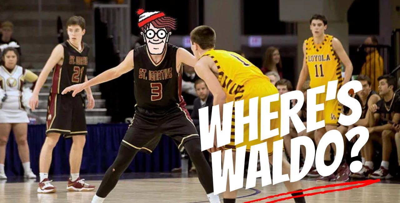 Basketball's "Where's Waldo?"
