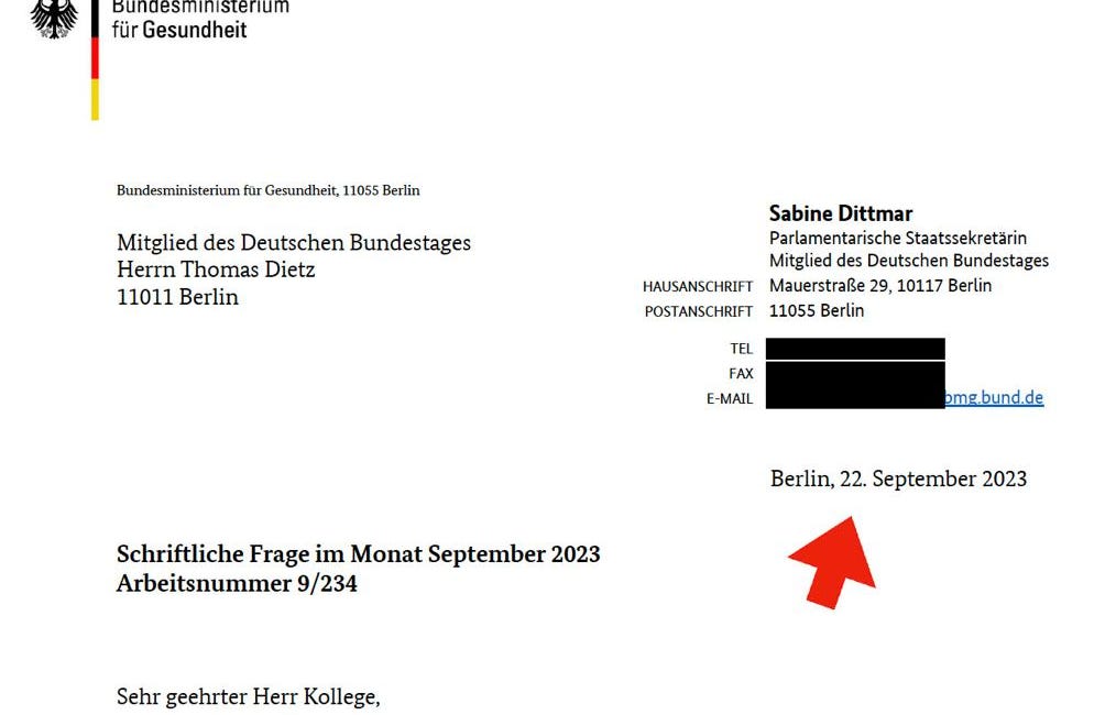 Sammlung behördlicher Schuldeingeständnisse