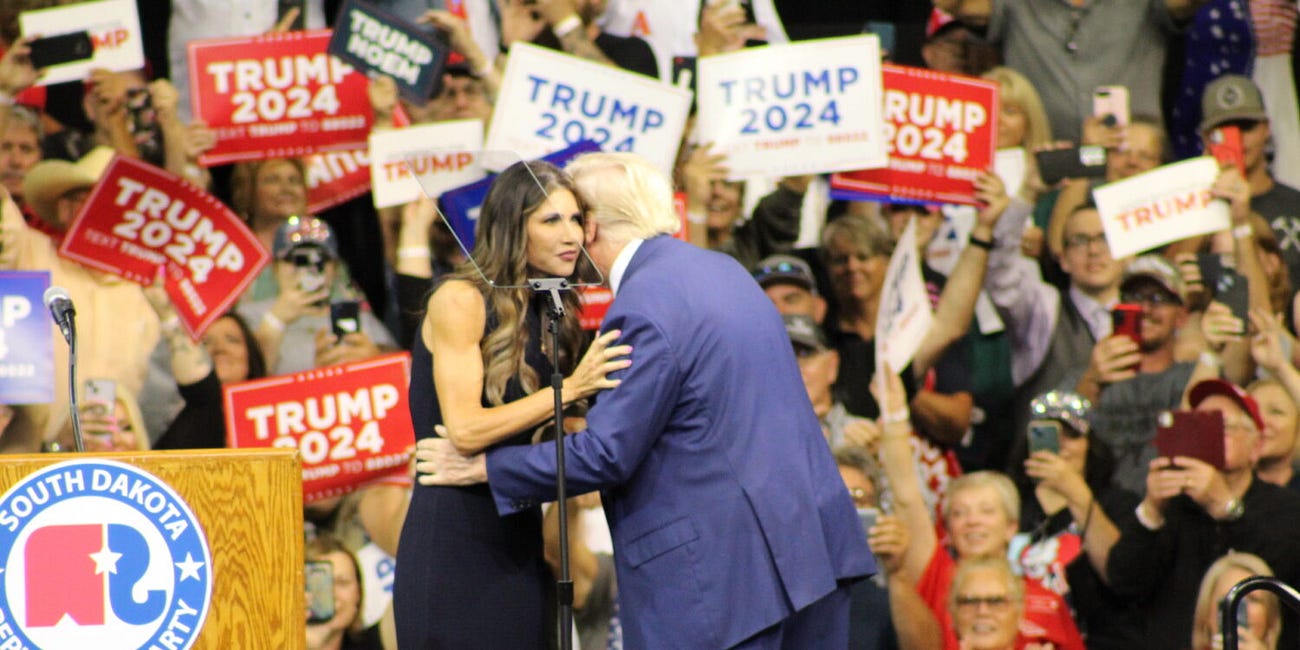 Noem checks own boxes on who Trump's VP should be
