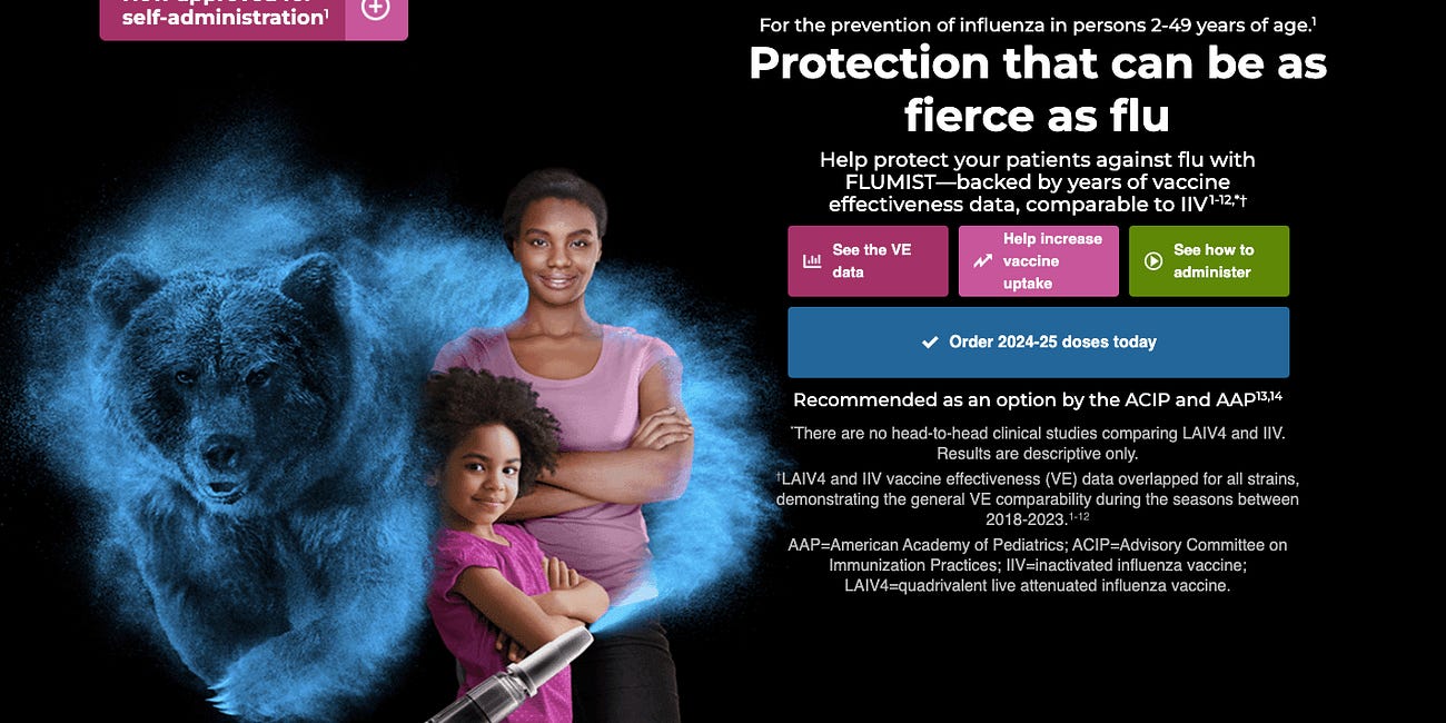 FluMist is More Fierce Than the Flu: Causing Significantly Higher Rates of Hospitalization and Transmission