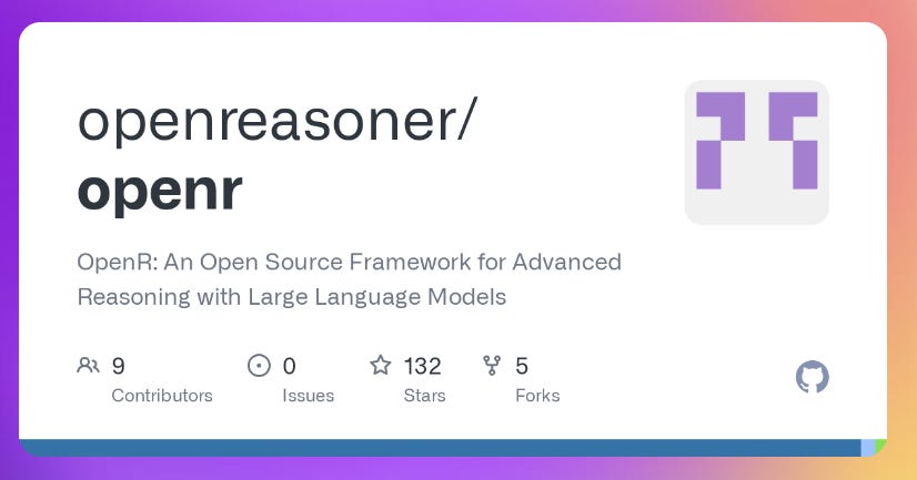 Today's Open Source (2024-10-14): OpenR Full-Chain Framework Boosts Complex Inference and Intelligent Decision-Making!