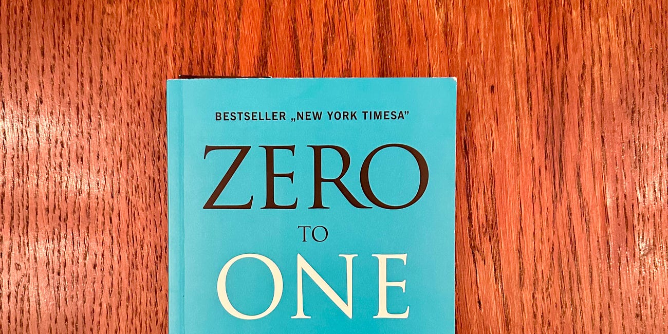 23/2023 Peter Thiel - Zero To One