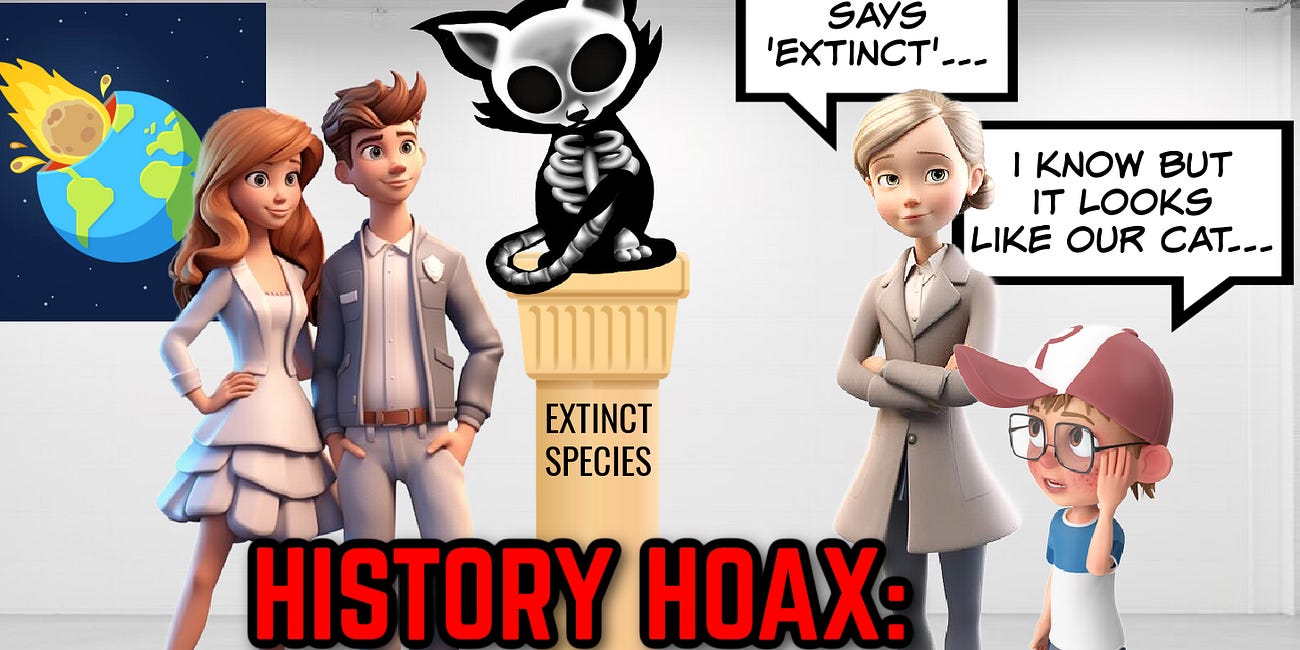 History Hoax: BONE FRAUD - Are Dinosaur Bones Actually From Species of Living Animals? 