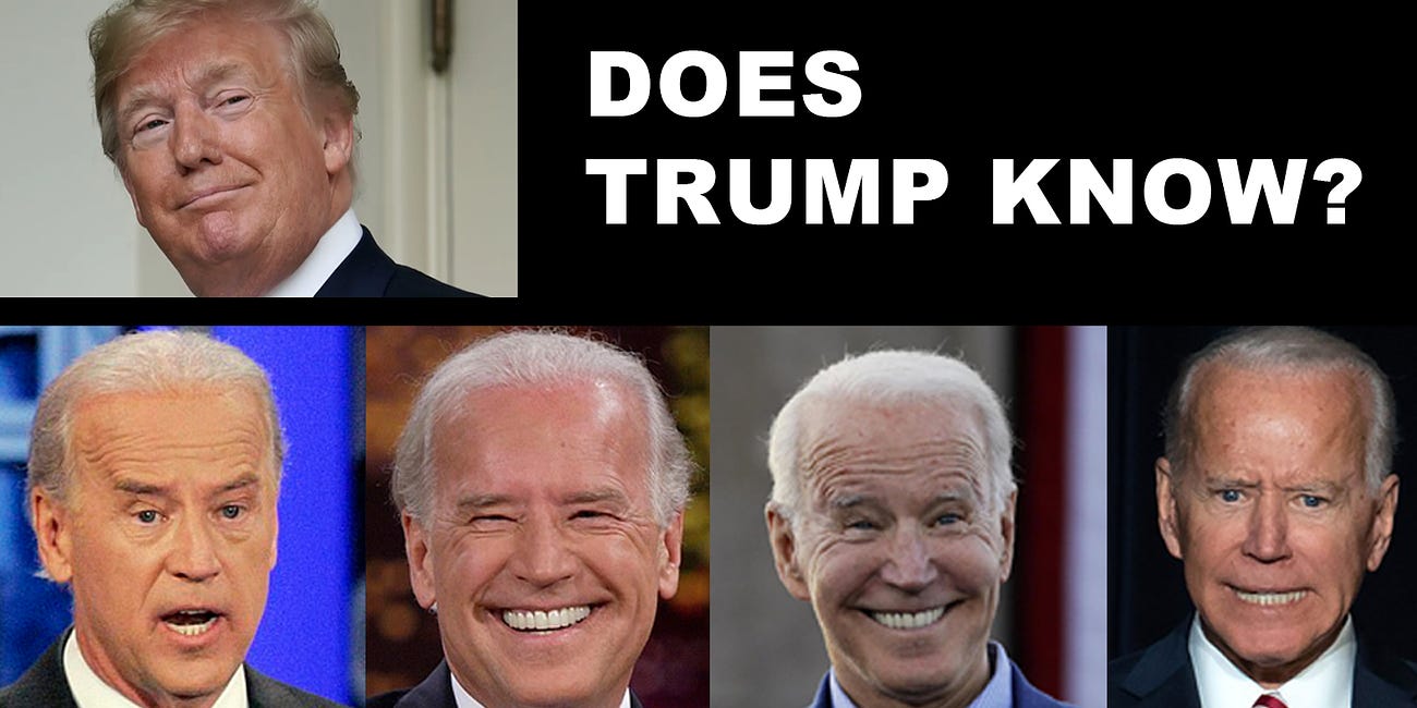 Trump Knows that Biden isn't Biden and the Dawning of the Great Awakening 