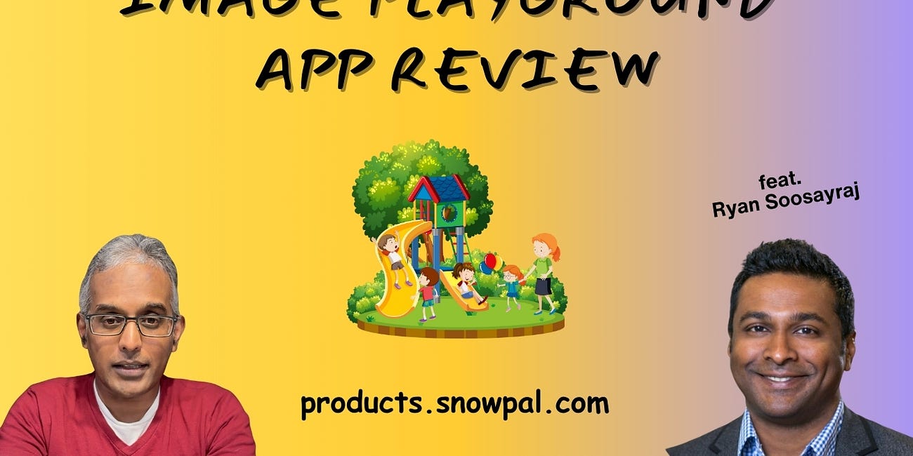 Apple's Image Playground App Review (feat. Ryan Soosayraj)