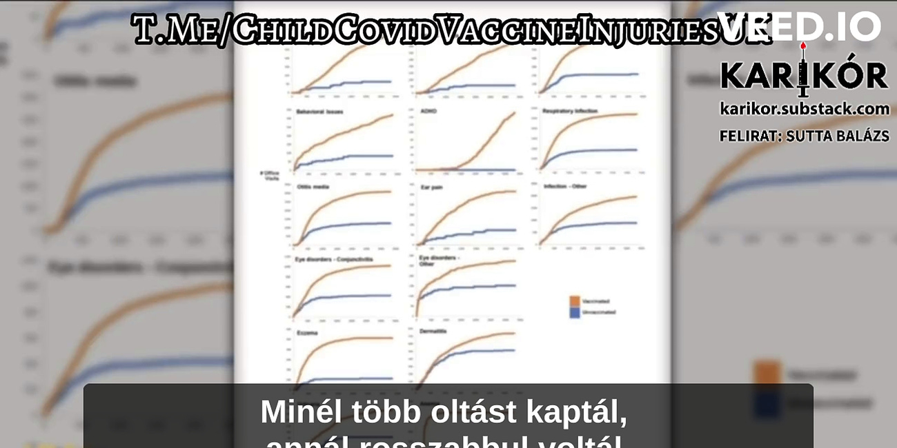 Oltott vs nem oltott gyerekek. Ritka vizsgálat(ok), döbbenetes eredmények... Minél több oltást kaptál, annál több betegséged lett. És ezek még csak nem is a covid oltások voltak! Hogy van ez?