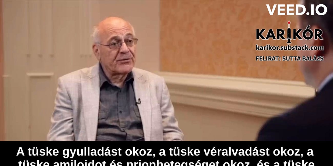 Dr. Paul Marik: A tüskefehérje valószínűleg az egyik legmérgezőbb fehérje, amelyet az emberi szervezet valaha is látott! 