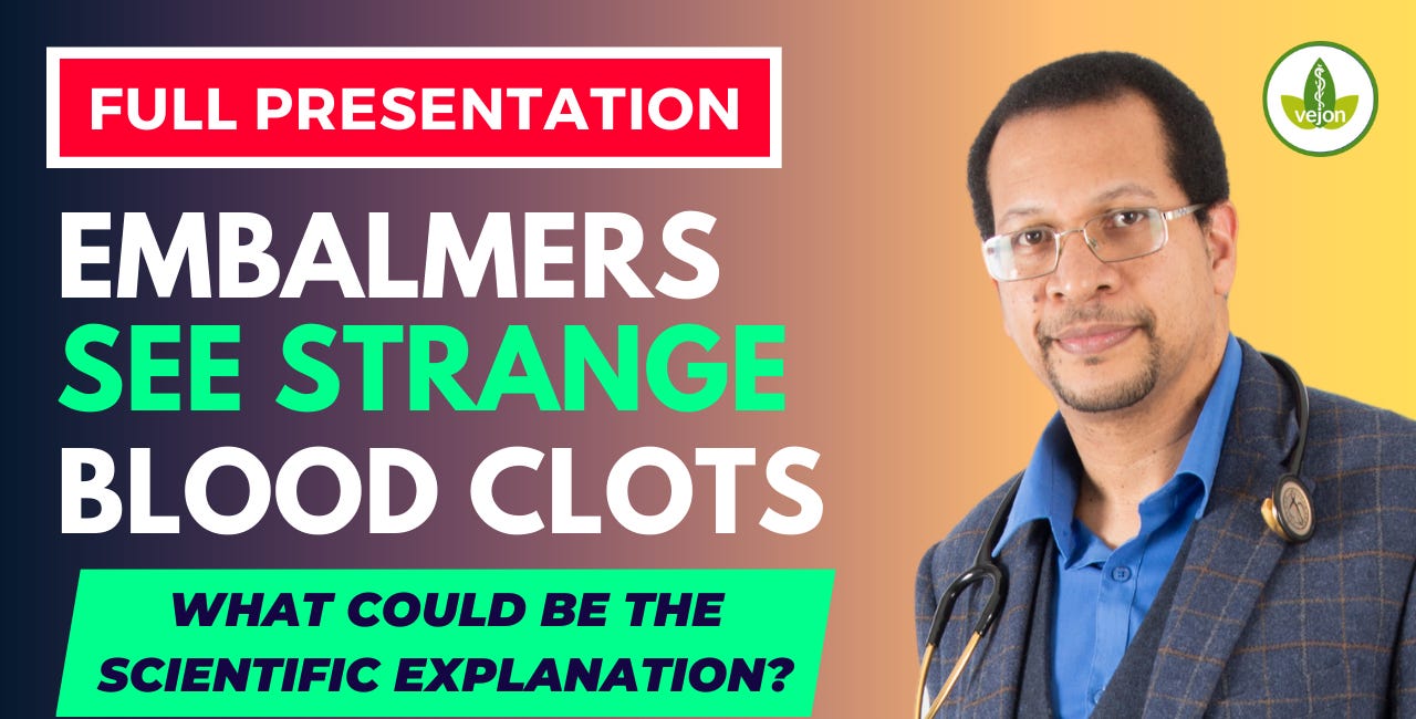 Full Presentation - Embalmers See Strange Blood "Clots"