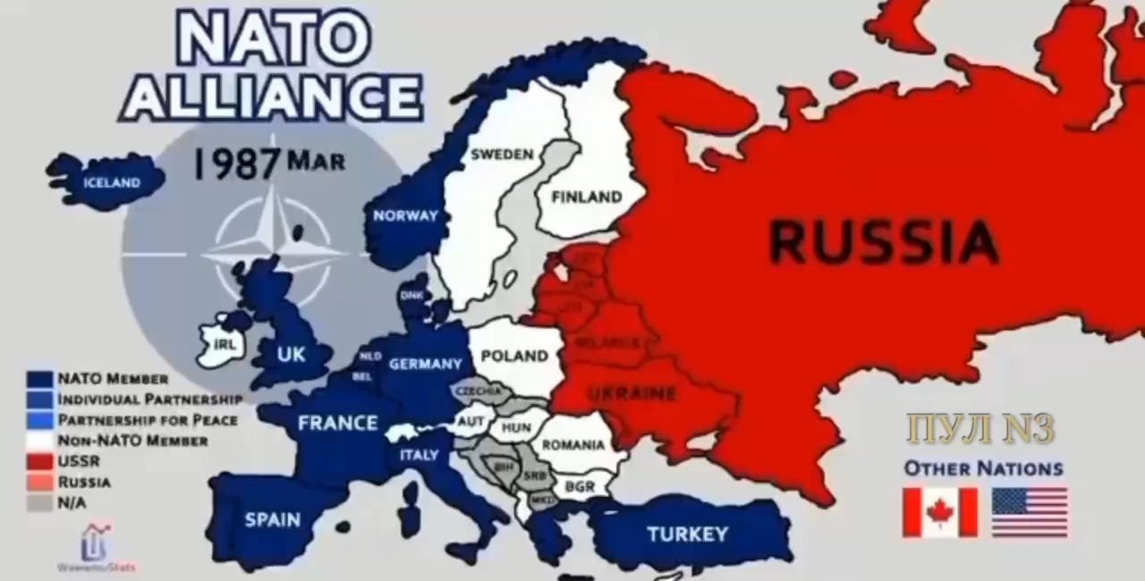 A NATO terjeszkedése - 35 év 40 másodpercben - Videó