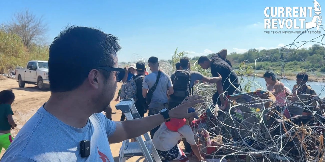 VIDEO: Migrants Invading Texas At Texas Border