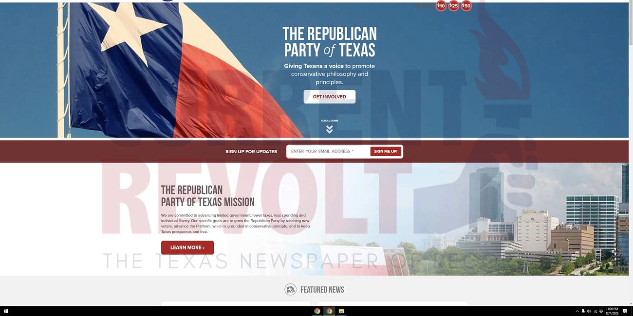 Texas GOP Website Hacked, Lists Strippers under “Resources”